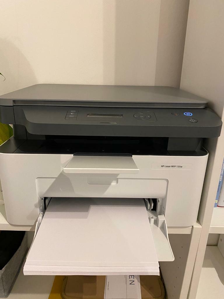 hp printer and scanner laser mfp 135w (with a new toner cartridge) | in  Notting Hill, London | Gumtree